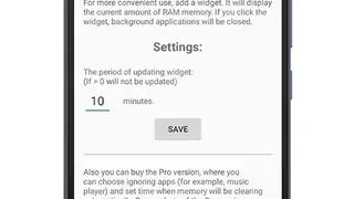 RAM Cleaner Lite screenshot