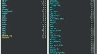 Ranger NCurses file manager with Vim bindings screenshot
