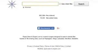 Rapid Search Engine screenshot