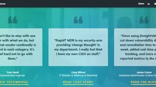 Rapid7 screenshot