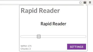RapidReader screenshot