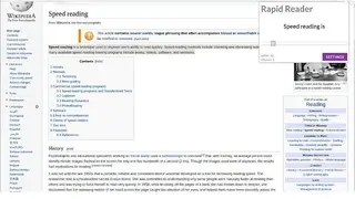 RapidReader screenshot