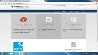 RapidShare screenshot