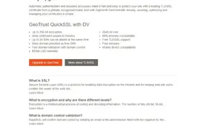 RapidSSL screenshot