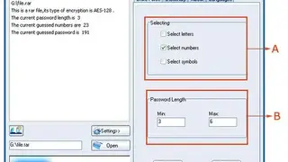 RAR Password Recovery Magic screenshot