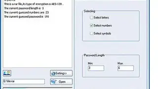 RAR Password Recovery Magic screenshot