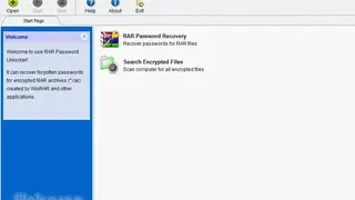 RAR Password Unlocker screenshot