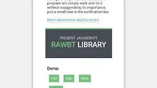 RawBT driver for thermal ESC/POS printer screenshot