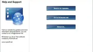RCleaner screenshot