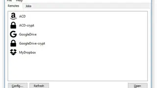 Rclone screenshot