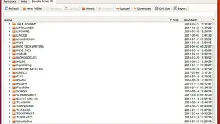 Rclone screenshot