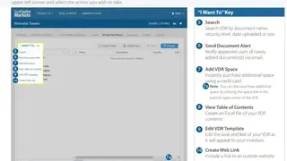 RCM Virtual Deal Rooms screenshot