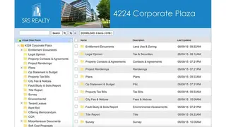 RCM Virtual Deal Rooms screenshot