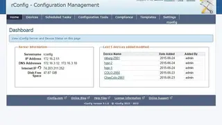 rConfig screenshot
