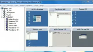 RDCMan screenshot