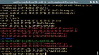 Rdiff-backup screenshot