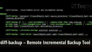 Rdiff-backup screenshot