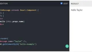 React screenshot
