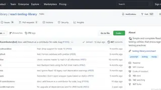 React Testing Library screenshot
