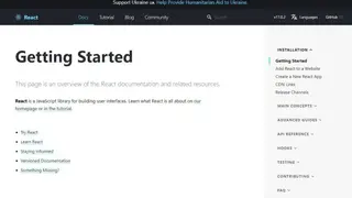 ReactJS screenshot