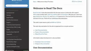 Read The Docs screenshot