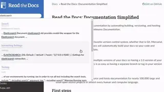 Read The Docs screenshot