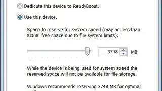 ReadyBoost screenshot