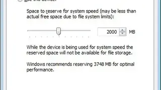 ReadyBoost screenshot
