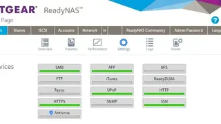 ReadyNAS screenshot