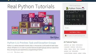 Real Python screenshot