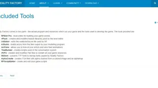 Reality Factory screenshot