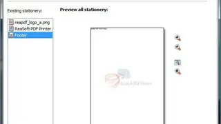 ReaSoft PDF Printer screenshot