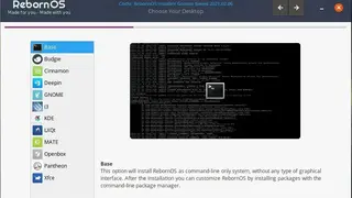 RebornOS screenshot