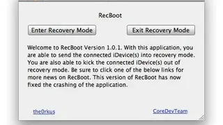 RecBoot screenshot