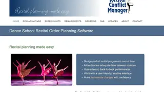 Recital Conflict Manager screenshot