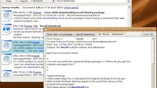 Recoll screenshot