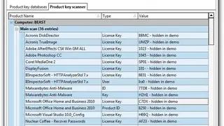 Recover Keys screenshot