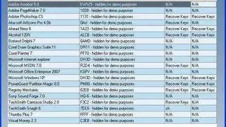 Recover Keys screenshot