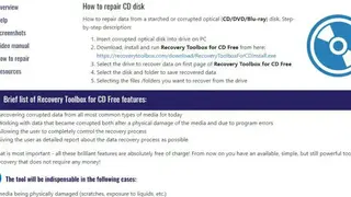 Recovery Toolbox for CD screenshot
