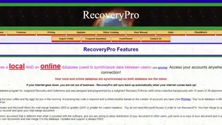 RecoveryPro screenshot