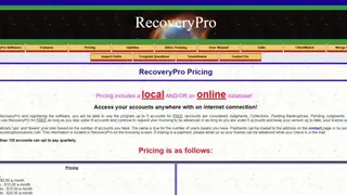 RecoveryPro screenshot