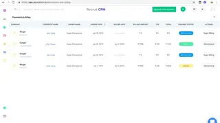 RecruitCRM screenshot