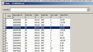 ReCsvEditor screenshot
