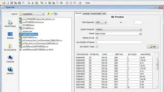 ReCsvEditor screenshot