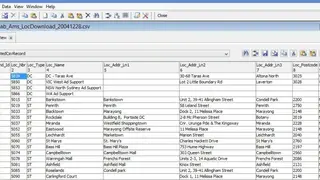 ReCsvEditor screenshot