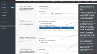 Recurring Orders screenshot