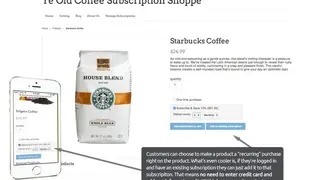Recurring Orders screenshot