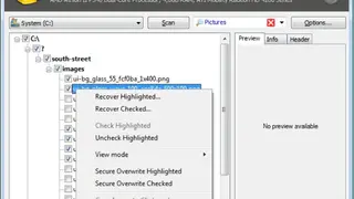 Recuva screenshot