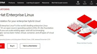 Red Hat Enterprise Linux (RHEL) screenshot