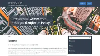 Redaxscript screenshot